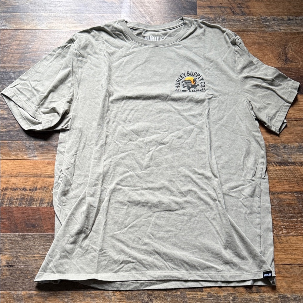 Hurley Men's Olive Short Sleeve Tee